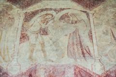 Clothing the Naked wall painting