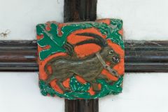 Widecombe-in-the-Moor, St Pancras Church, An antelope roof boss