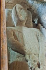 14th century effigy of a knight