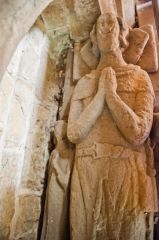 Effigy, south cancel wall