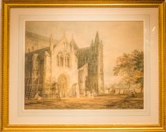 The North Porch of Salisbury Cathedral, by JMW Turner, 1797