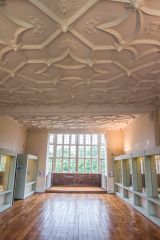 A historic chamber used to display fine porcelain