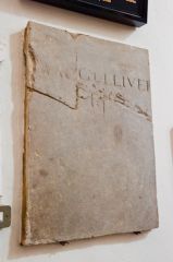 Memorial to the notorious smuggler Gulliver