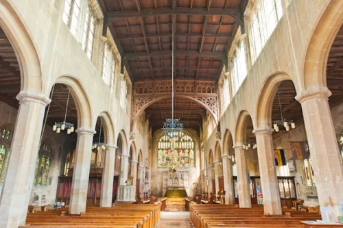 The church nave