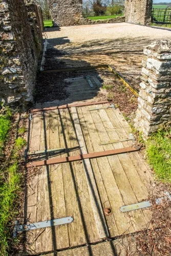 The undercroft entrance