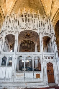 Gothic chantry chapel at Winchester Cathedral