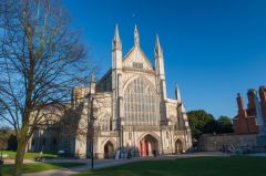 The cathedral's west front