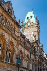 The striking clock tower