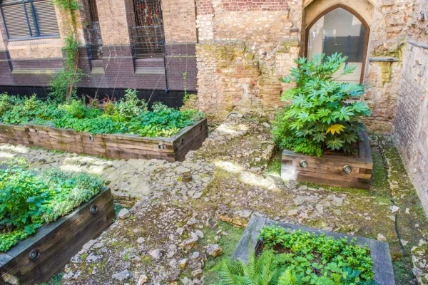 The west end of the great hall