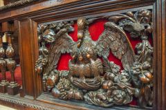 The Royal Pew front panel by Grinling Gobbons