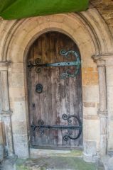The 12th-century doorway