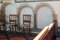 14th century sedilia in the chancel