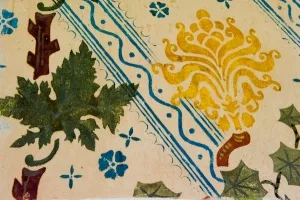 Victorian painting, Chancel, Winson church