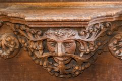 A Green Man misericord