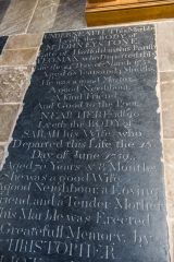 John Eystone grave slab, 1758