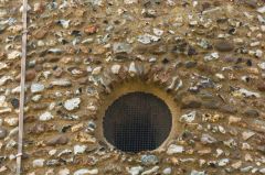 A possible Saxon window in the tower wall