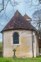 The 19th century rounded apse