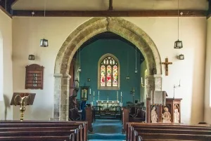 The Norman chancel arch