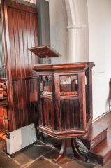 The pulpit, possibly 18th century