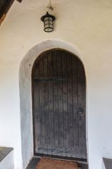 Romanesque doorway in the chancel