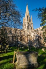 The central tower from the churchyard