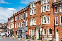 Georgian buildings on Woburn High Street