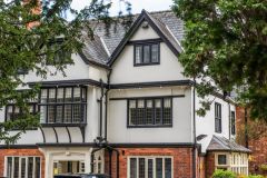 Typical Victorian architecture in Woodhall Spa