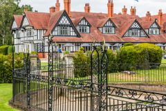The Dutch Garden with Petwood House beyond