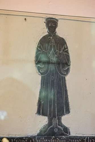 Richard Bailly brass, 1461