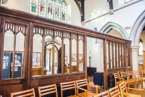 The late medieval wooden screen