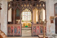 The late medieval painted screen