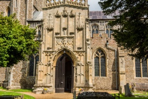The 14th century south porch
