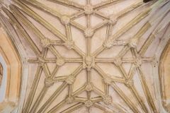 Lierne vaulting in the 14th century porch