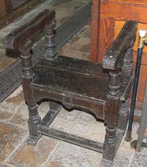 16th century priest's chair