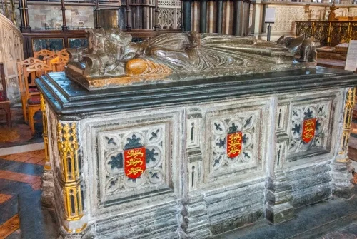 King John's tomb, Worcester Cathedral