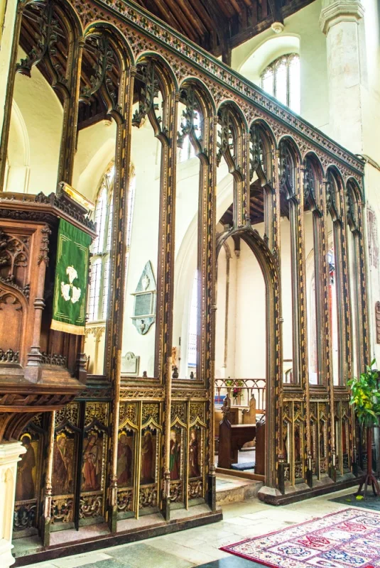 The early 16th century chancel screen