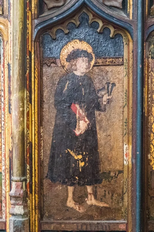 St William of Norwich on the screen base