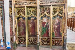 Worstead, St Mary's Church, The centre/north section of the chancel screen