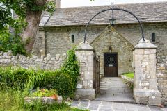 The churchyard path to the south porch