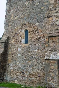 Porticus blocked arch, tower west wall