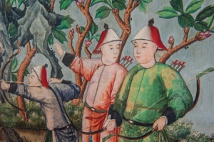 Chinese wallpaper detail