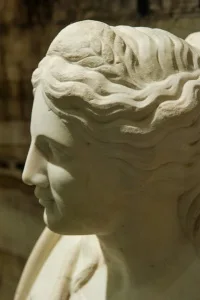 A classical goddess figure