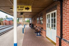 The station platform
