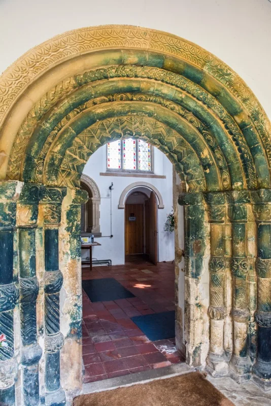 The Norman south doorway