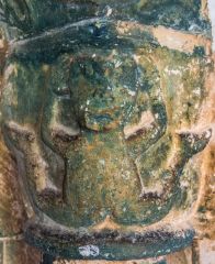 Sheela-na-gig carving, east capital