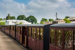 The train about to leave the station