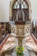 The 15th century octagonal font