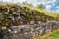 The fort's north wall