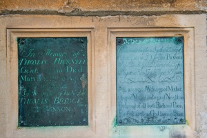 18th century Bicknell memorials