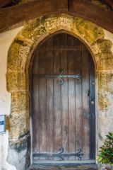 The 12th-century south doorway